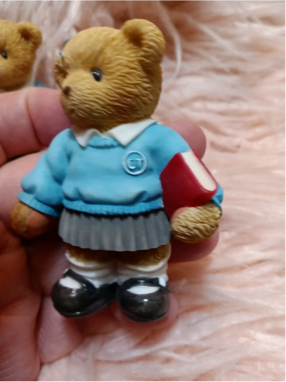 Cherished Teddies School Boy & Girl Learn All There Is To Learn 2003 Rare Set